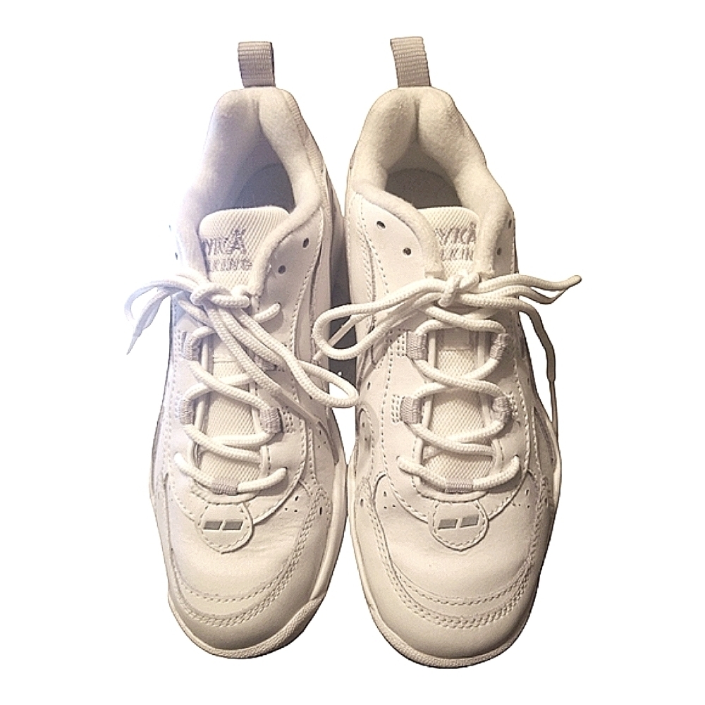 Ryka White Athletic Shoes with Breathable Mesh and Cushioned Midsole